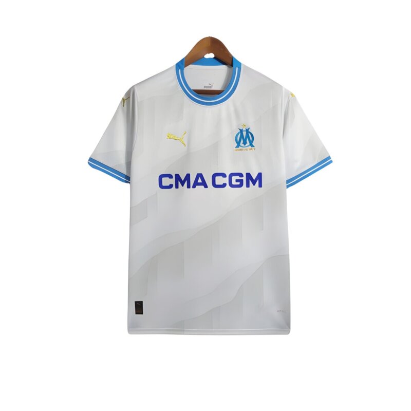 Camisa Olympique de Marseille I 23/24 Masculino Torcedor