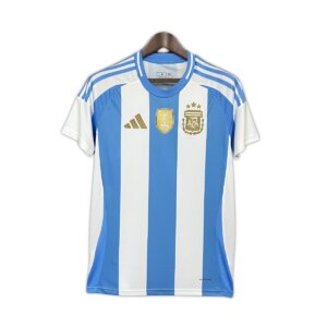Camisa Argentina I 24/25 Patch Campeão Mundial Masculino Torcedor