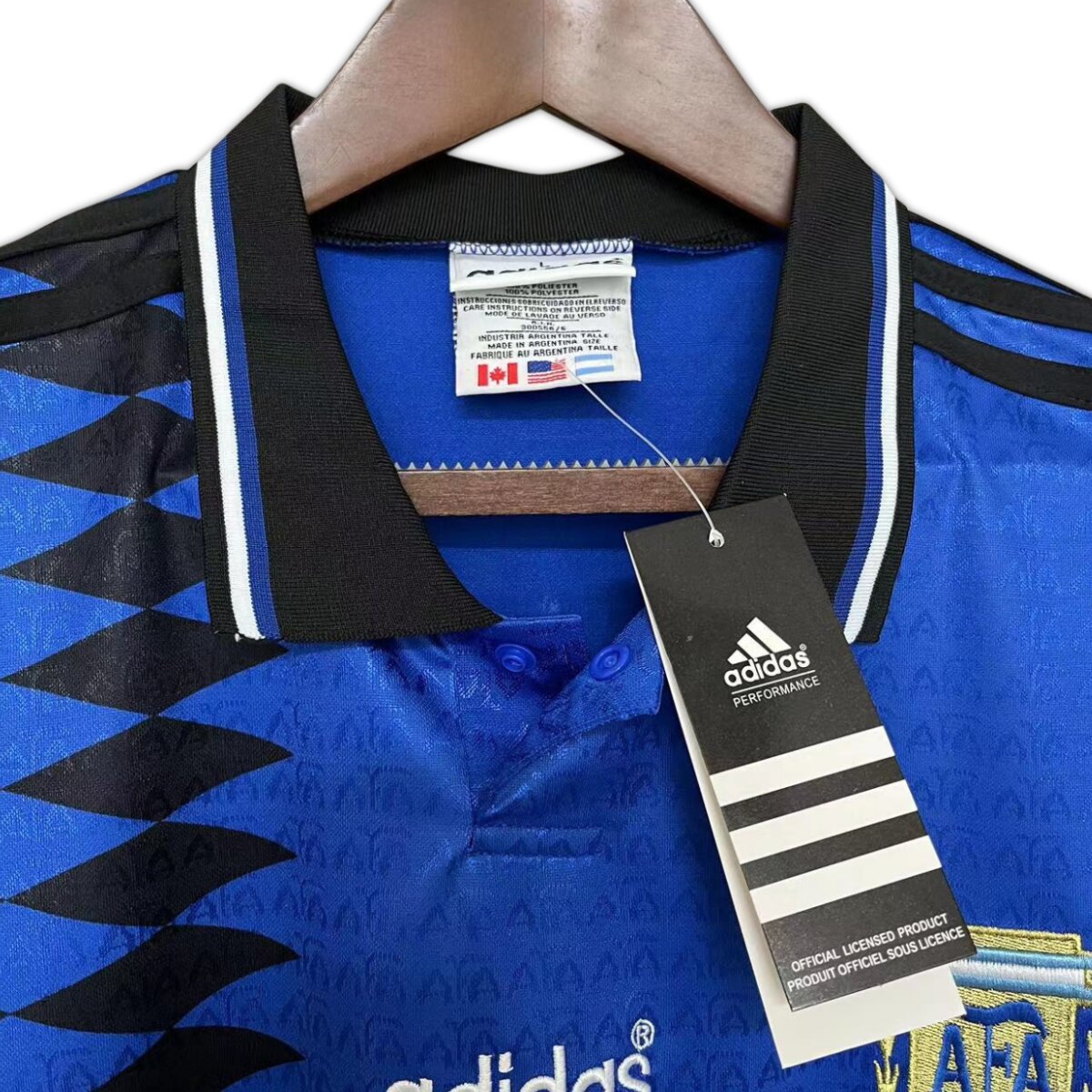 Camisa Retrô Argentina II 1994/95 Masculino 5 Camisa Retrô Argentina II 1994/95 Masculino - Imagem 5