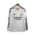 Camisa Manga Longa Real Madrid I 24/25 Masculino Torcedor