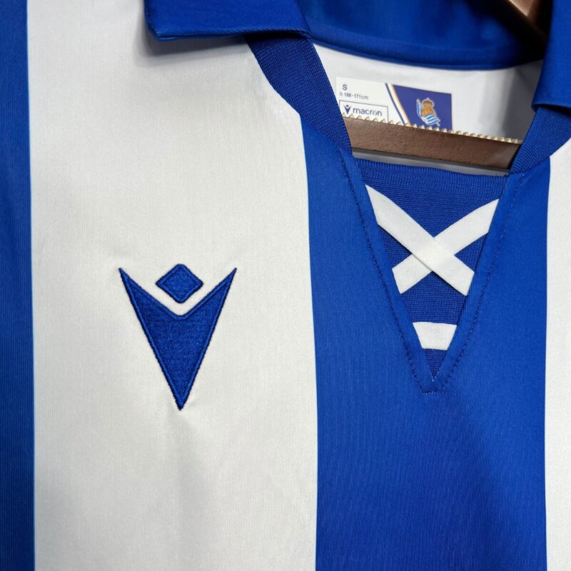 Camisa Real Sociedad I 24/25 Masculino Torcedor - Image 4