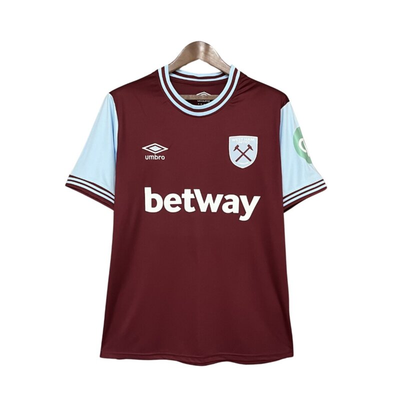 Camisa West Ham I 24/25 Masculino Torcedor