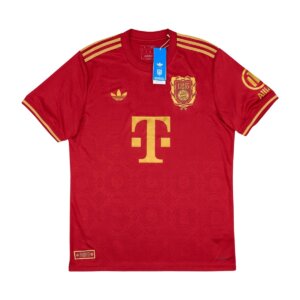 Camisa do Bayern de Munique 125 anos Anos Grená Masculino Torcedor