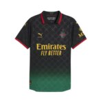 Camisa do Milan IV 2024/2025 Preto e Verde Masculino Torcedor