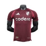 camisa river plate reserva 2024/2025 grená modelo jogador