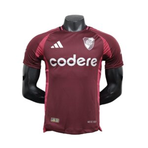 camisa river plate reserva 2024/2025 grená modelo jogador