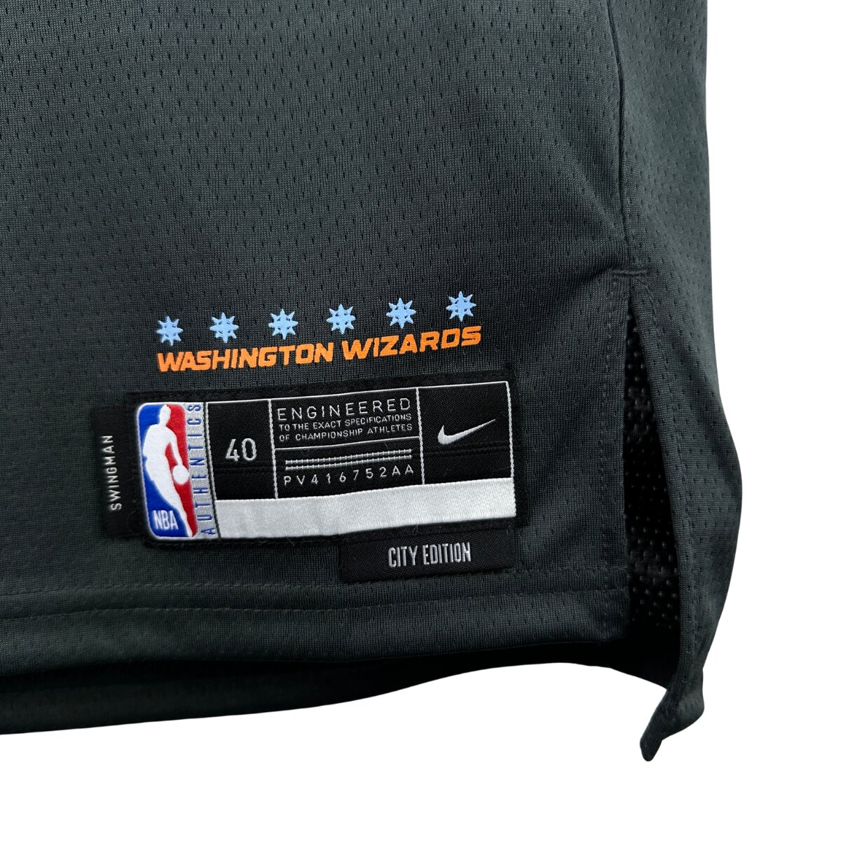 Regata NBA Washington Wizards City Edition 23/24 Swingman 6 Regata NBA Washington Wizards City Edition 23/24 Swingman - Imagem 6