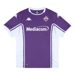 Camisa Fiorentina I 25/26 Masculina Torcedor - Manto titular violeta com detalhes brancos, tecnologia Pro KOMBAT e escudo aplicado.
