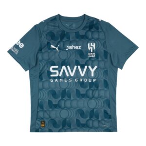 Terceira camisa Al Hilal 25-26 azul petróleo escuro