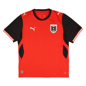 Camisa Áustria I 26/27 Masculina Torcedor vermelha
