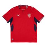 Camisa República Tcheca I 26/27 masculina torcedor vermelha