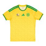 Camisa África do Sul I 26/27 Masculina Torcedor amarela com detalhes verdes