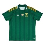 Camisa África do Sul reserva 26/27 Masculina Torcedor verde com detalhes amarelos