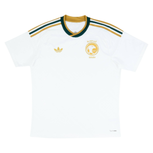 Camisa Arábia Saudita II 26/27 Masculina Torcedor branca com detalhes verdes