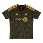Camisa Los Angeles FC I 26-27 Masculina Torcedor preta com detalhes dourados