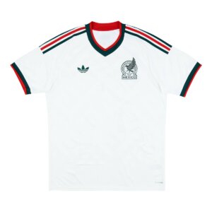 Camisa México II 26/27 Masculina Torcedor branca com detalhes verde e vermelho