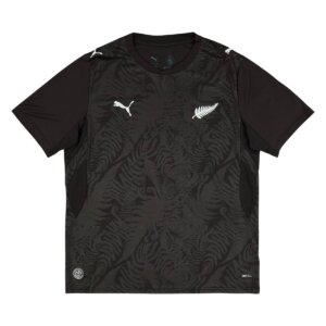 Camisa Nova Zelândia I 26/27 Masculina Torcedor preta uniforme titular All Whites