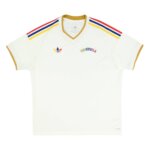 Camisa Venezuela II 26/27 Masculina Torcedor branca com detalhes dourados