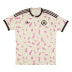 Camisa Chile reserva 26/27 masculina bege com detalhes em floral design moderno torcedor