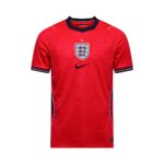 Camisa reserva da Inglaterra 26/27 vermelha com design moderno masculina torcedor