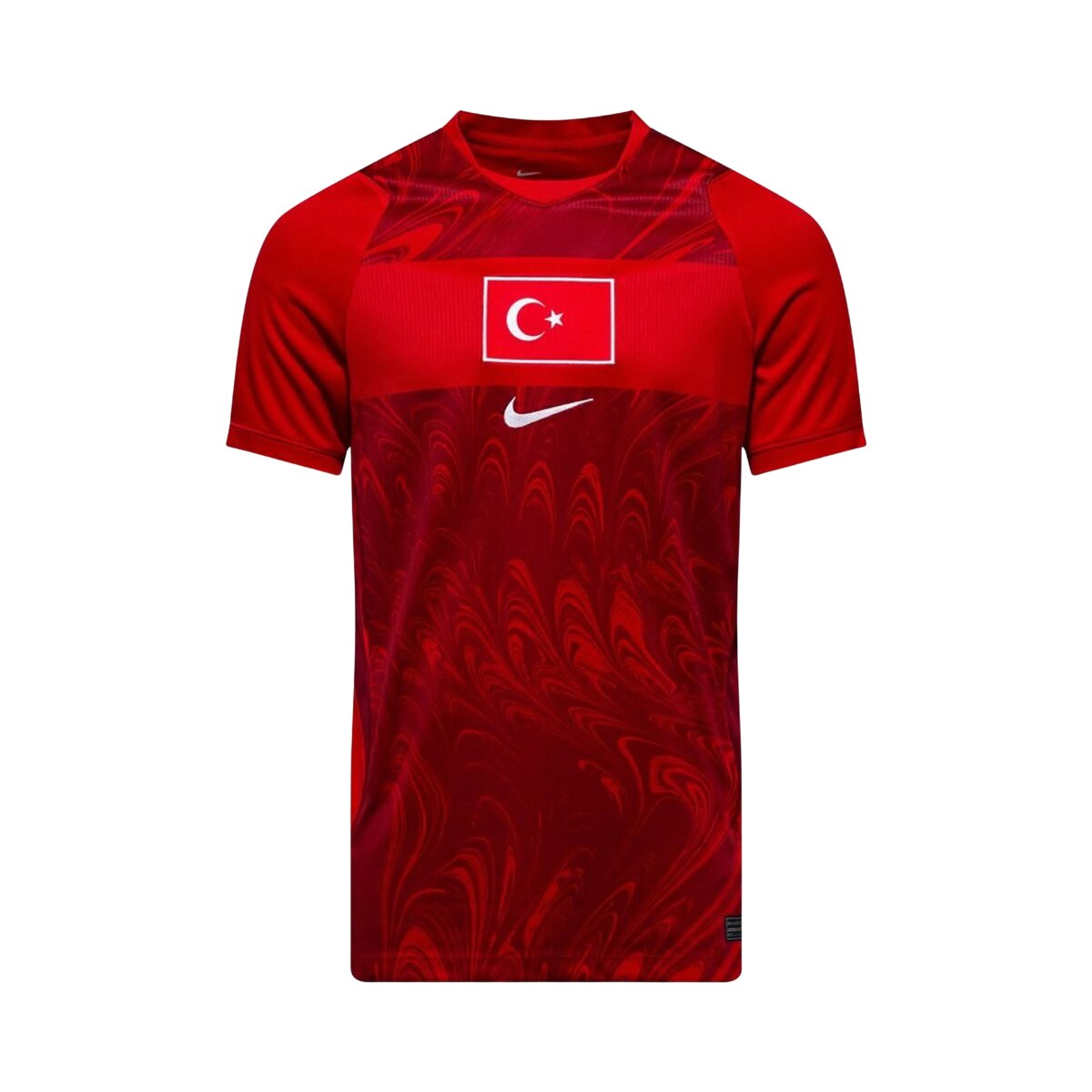 Camisa Turquia I 26/27 Masculina Torcedor 1 Camisa titular da Turquia 2026 vermelha com bandeira turca no peito masculina torcedor