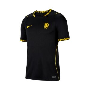 Camisa Chelsea reserva 26/27 preta e dourada