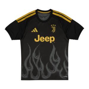 Terceira camisa Juventus 26/27 Preta e Dourada