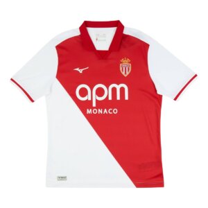 Camisa Titular Monaco 2026 27 Masculina Torcedor Vermelha e Branca