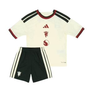 Kit Infantil Manchester United III 26/27 marfim
