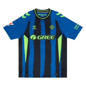 Camisa Real Betis Azul e Preta 26/27 com detalhes verde-limão
